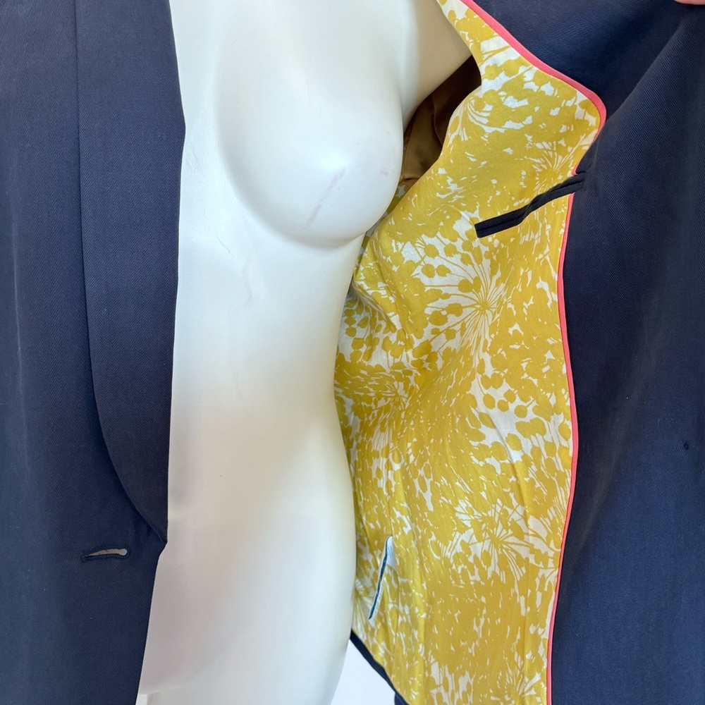 Boden Single Breast Navy Blazer Jacket - Picture 6 of 12